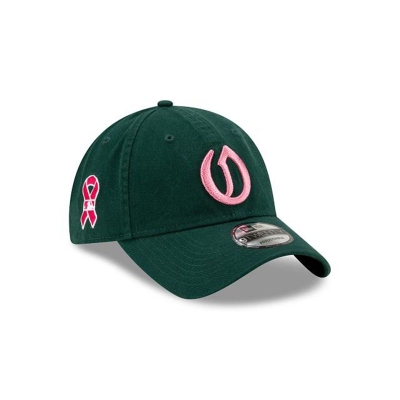 Green Oakland Athletics Hat - New Era MLB Mother's Day 9TWENTY Adjustable Caps USA6972140